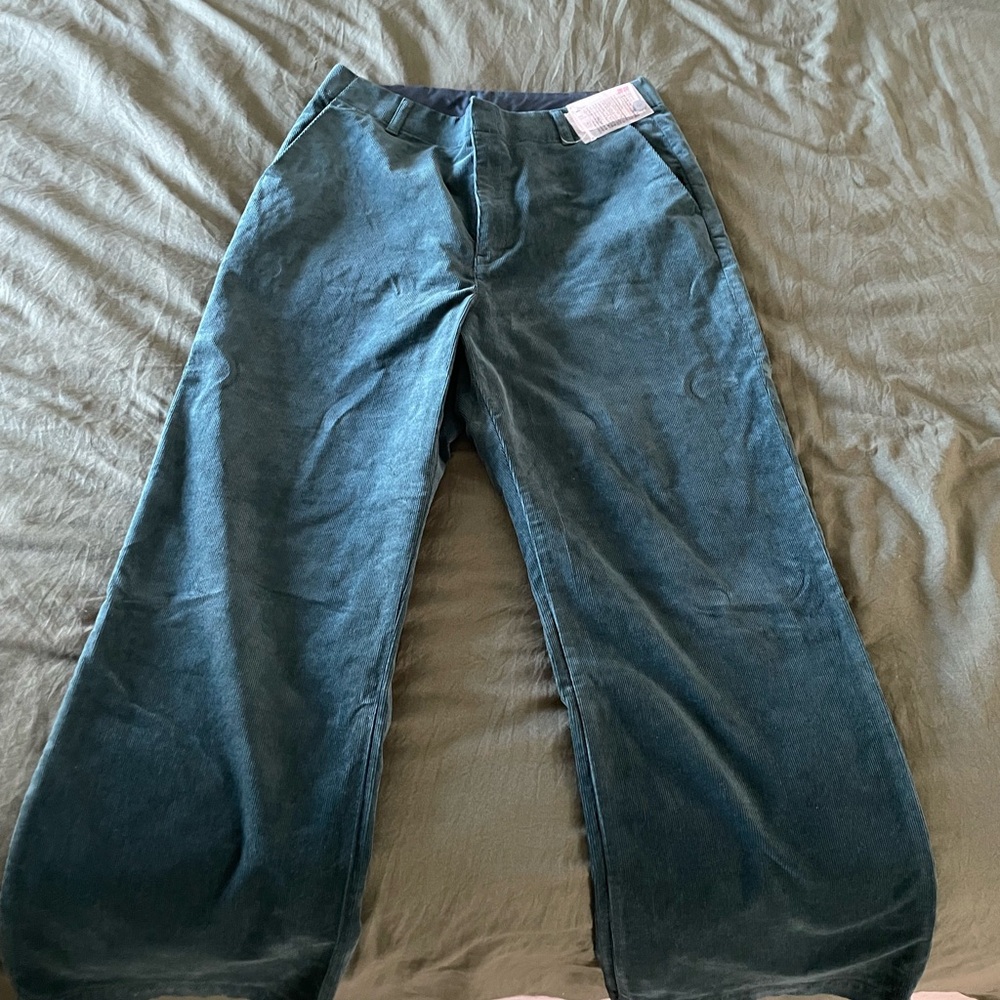 Uniqlo Women's Boot Cut Pants - Dark Green